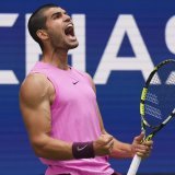 Carlos Alcaraz est en quarts de finale à New York KEYSTONE/AP/Kirsty Wigglesworth